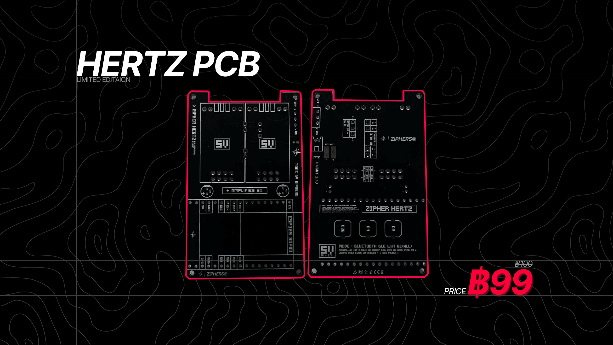 Ziphers Hertz PCB